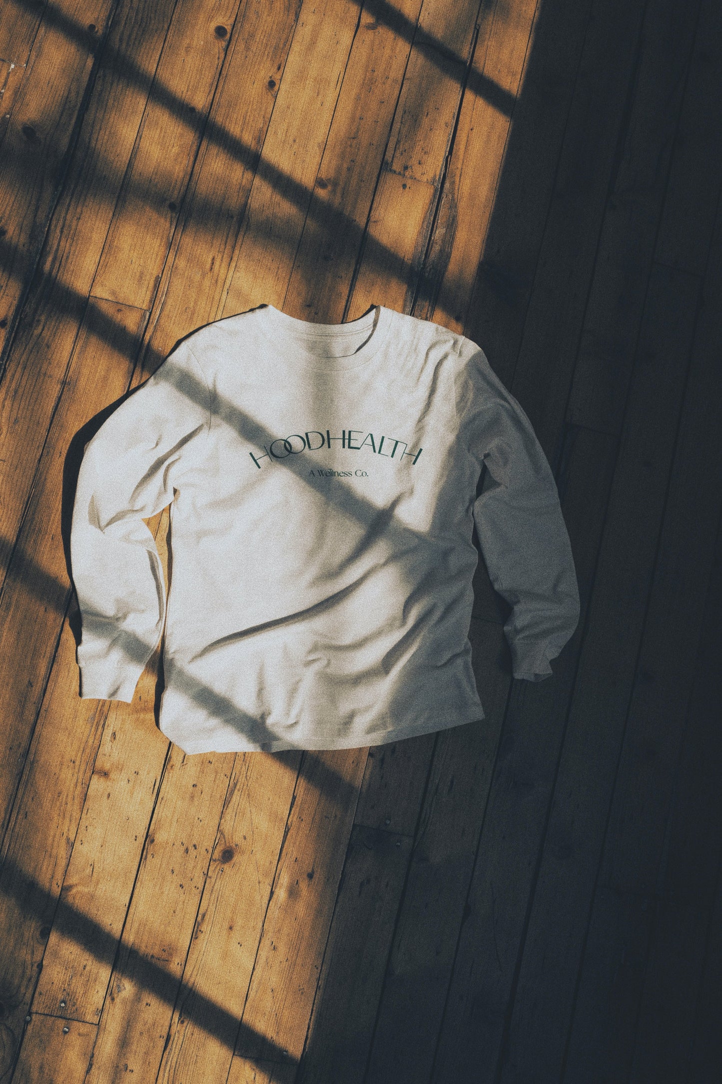 The Hood Health Pillars L/S Tee White