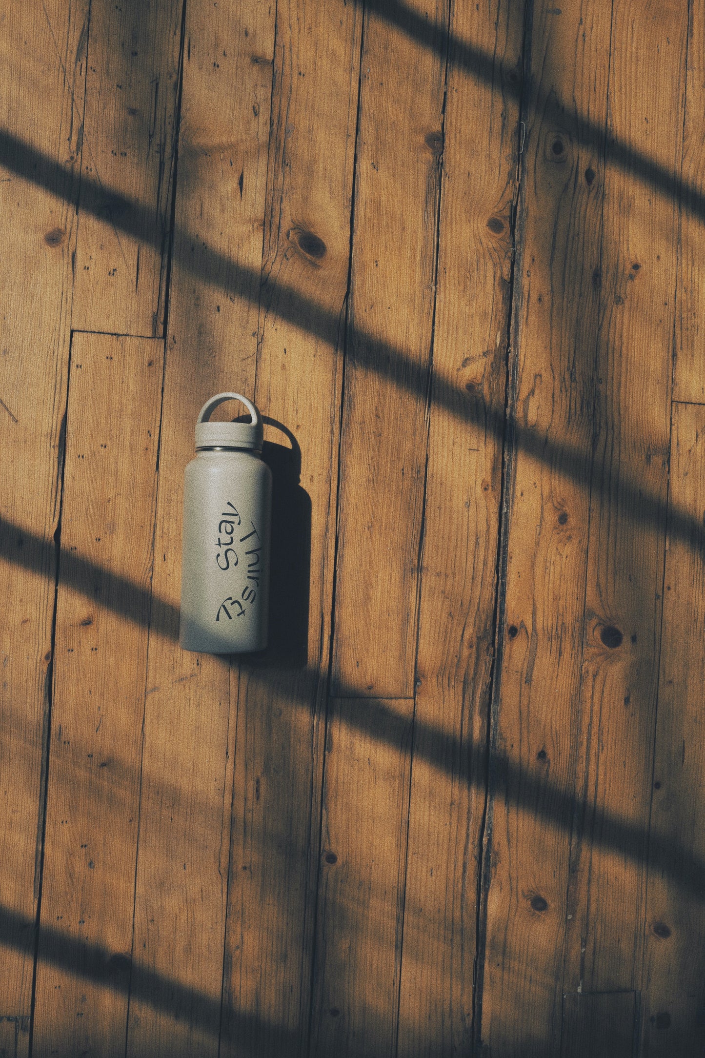 Stainless Steel "Stay Thirsty" Water Bottle